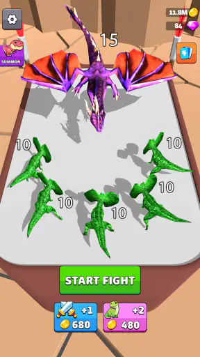 Dragons Merge: เกมต่อสู้ screenshot