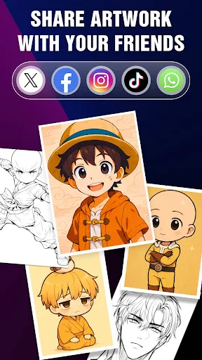 Draw Anime: AR Drawing Sketch screenshot