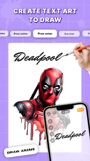 Draw Anime: AR Sketch App screenshot
