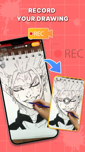 Draw Anime: AR Sketch App screenshot
