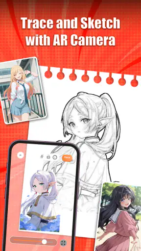 Draw Anime - AR Tracing App screenshot