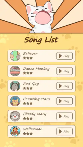 Duet Cats: บทเพลงป๊อปแคท screenshot