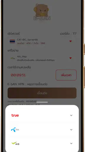 E-SAN VPN screenshot