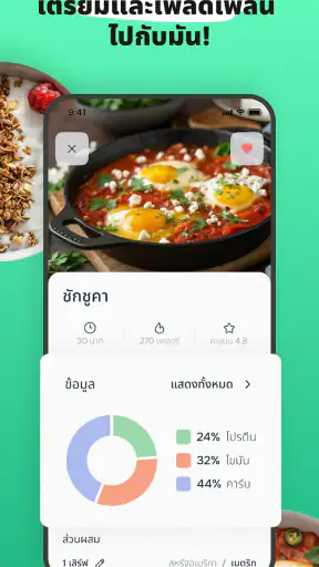 Eatr・AI วางแผนมื้ออาหาร·ไดเอท screenshot