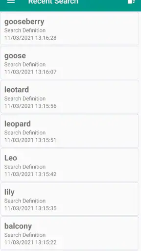 Eng-MM Dictionary screenshot