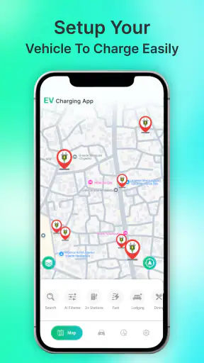 EV charging stations Map Trip screenshot