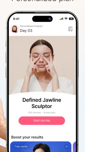 FaceTone: Face Fitness & Yoga screenshot