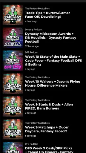 Fantasy Footballers screenshot