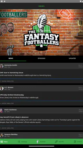 Fantasy Footballers screenshot