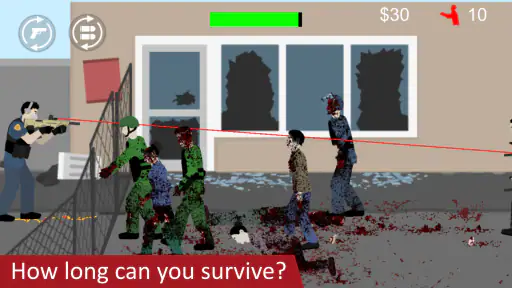 Flat Zombies: Defense&Cleanup screenshot
