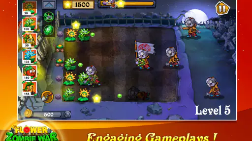 Flower Zombie War screenshot