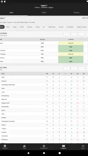 FootyStats - สถิติฟุตบอล screenshot
