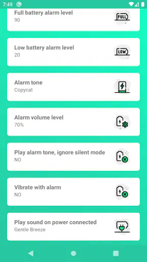 Full Battery Alarm screenshot