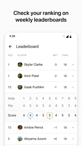 Garmin Golf screenshot