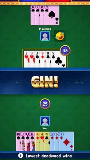 Gin Rummy - Classic Card Game screenshot