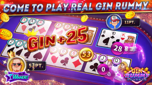 Gin Rummy - ออนไลน์ & ออฟไลน์ screenshot
