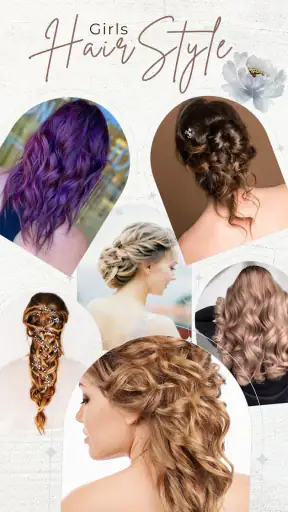Girls Hairstyle Step By Step screenshot