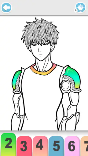 Glitter Beauty Coloring Pages screenshot