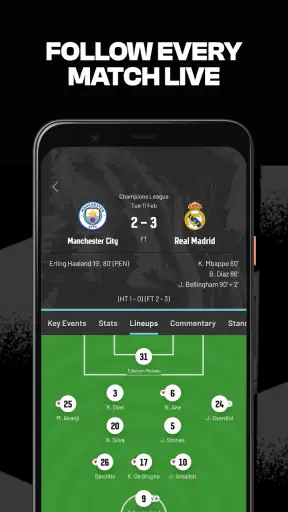 Goal Live Scores screenshot