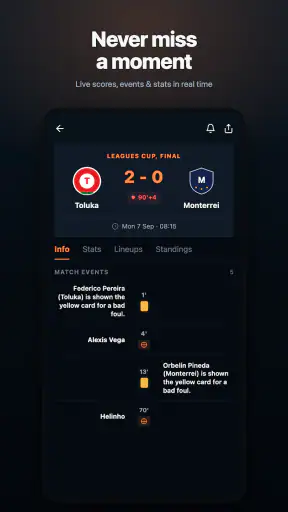 Goalside: Live Football Scores screenshot