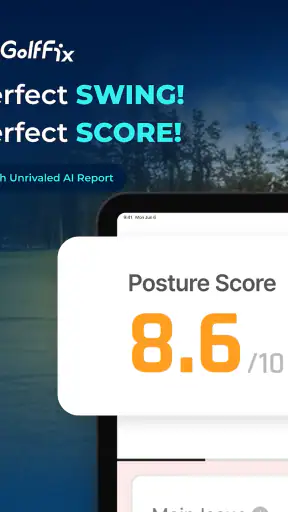 GolfFix AI Golf Swing Analyzer screenshot