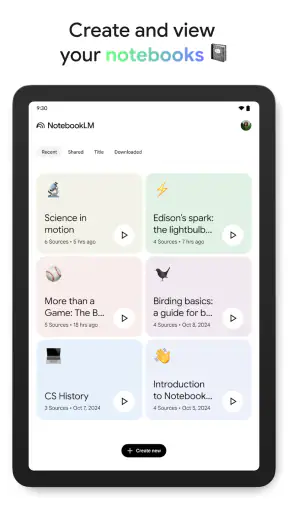 Gemini Notebook screenshot