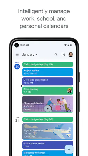 Google ปฏิทิน screenshot