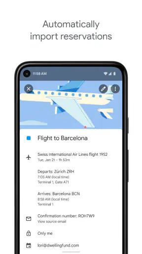 Google ปฏิทิน screenshot