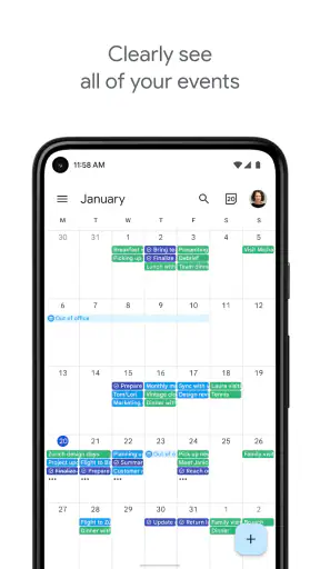 Google ปฏิทิน screenshot