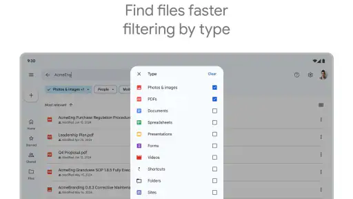 Google ไดรฟ์ screenshot