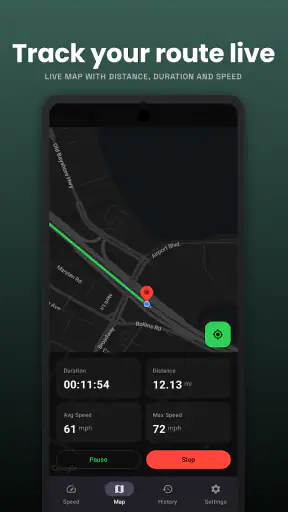 GPS Speedometer & HUD Speed screenshot