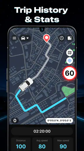 GPS Speedometer & Speed Alerts screenshot