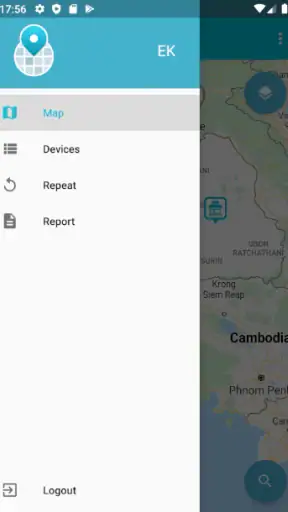 GPSiam screenshot