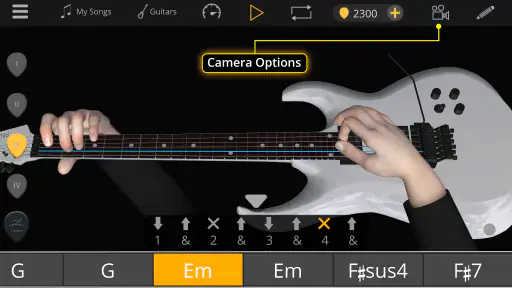 Guitar 3D - คอร์ดพื้นฐาน screenshot