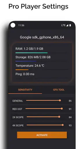 Sensi FF Macro - Game Booster screenshot