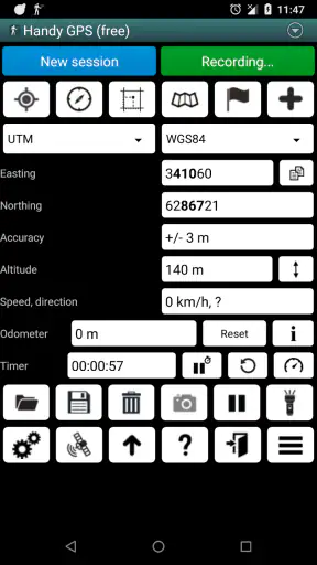Handy GPS lite screenshot