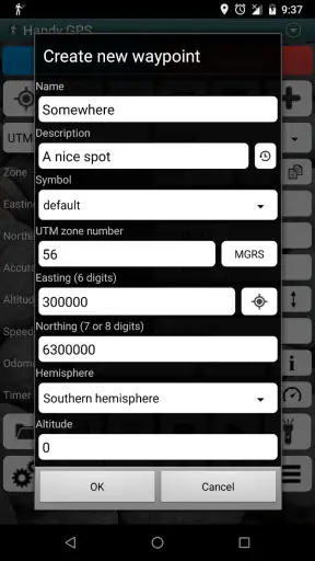 Handy GPS lite screenshot