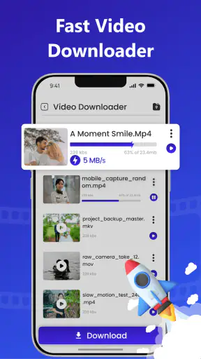 HD Video Downloader & Launcher screenshot