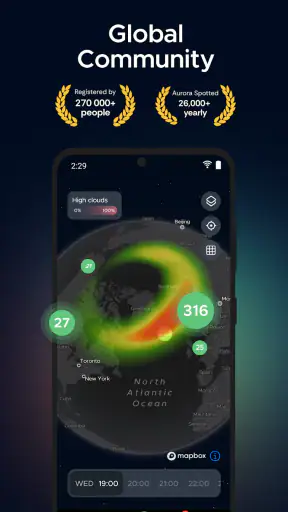 Hello Aurora แอปแสงเหนือ screenshot