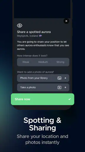 Hello Aurora แอปแสงเหนือ screenshot