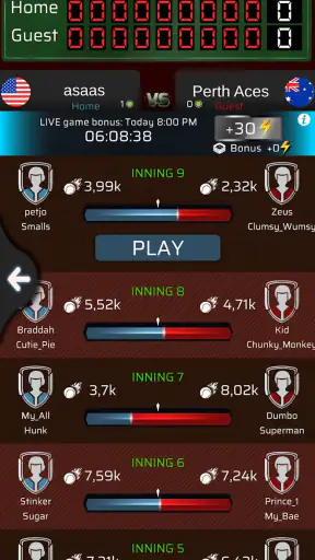 Homerun - เกมเบสบอล PVP screenshot
