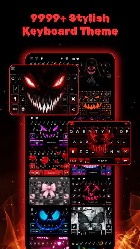 Horror Fun Smile Face Theme screenshot