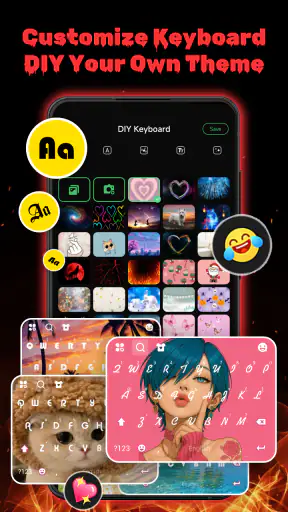 Horror Fun Smile Face Theme screenshot