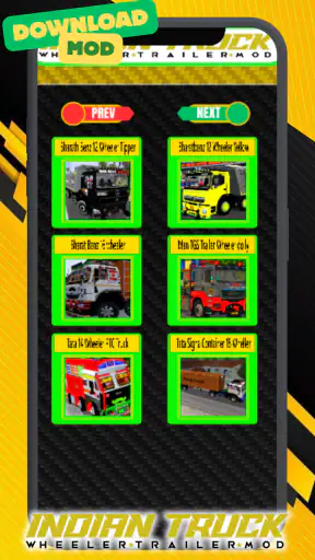 India Truk Wheeler Trailer Mod screenshot