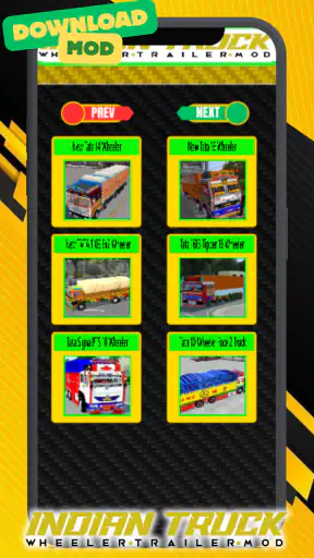 India Truk Wheeler Trailer Mod screenshot