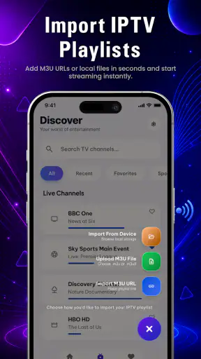 IPTV: Live & Smart Player screenshot