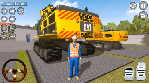 JCB Game: Snow Construction 3D screenshot