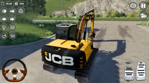 JCB Game: Snow Construction 3D screenshot