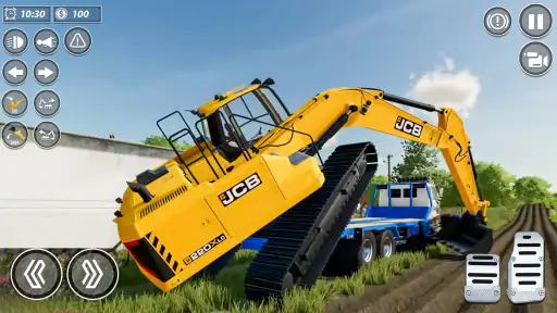 JCB Game: Snow Construction 3D screenshot