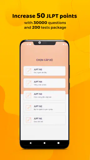 JLPT Test Exam N5 N4 N3 N2 N1 screenshot